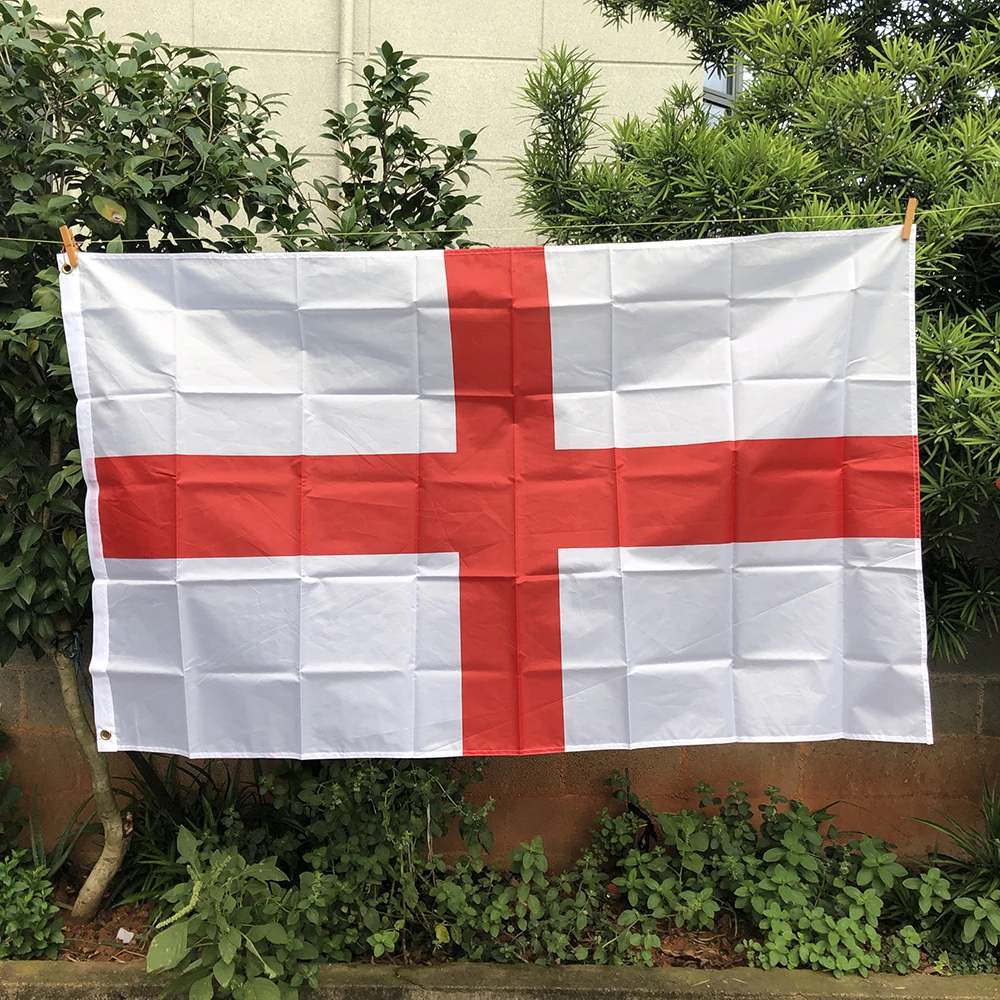 Z-ONE FLAG 3x5 ft Country England Flag 90X150cm polyester hanging flag Cross Of St George English National Banner Indoor Outdoor