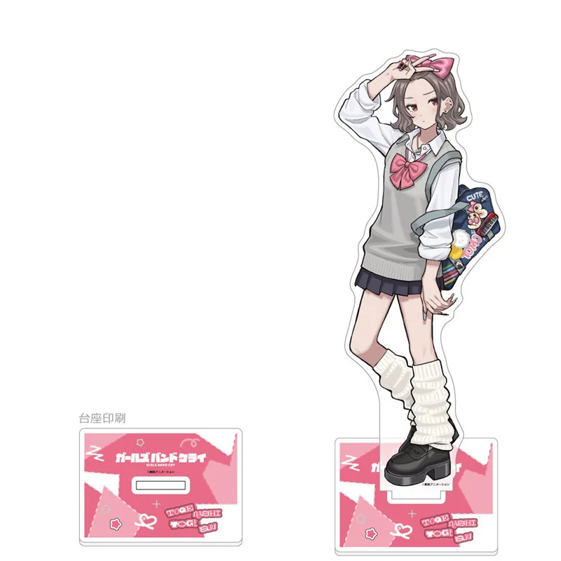 13-14 سنتيمتر البكاء فتاة الفرقة أنيمي Gbc الساخن فتاة نمط الاكريليك حامل الشكل حلية مجموعات الهدايا #2