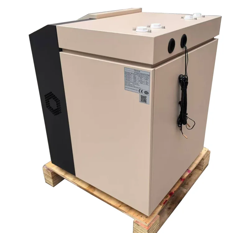 Pompa ciepła woda-woda z inwerterem DC o mocy 7 kW, pompa ciepła geotermalna niskotemperaturowa z źródłem ciepła z ziemi.