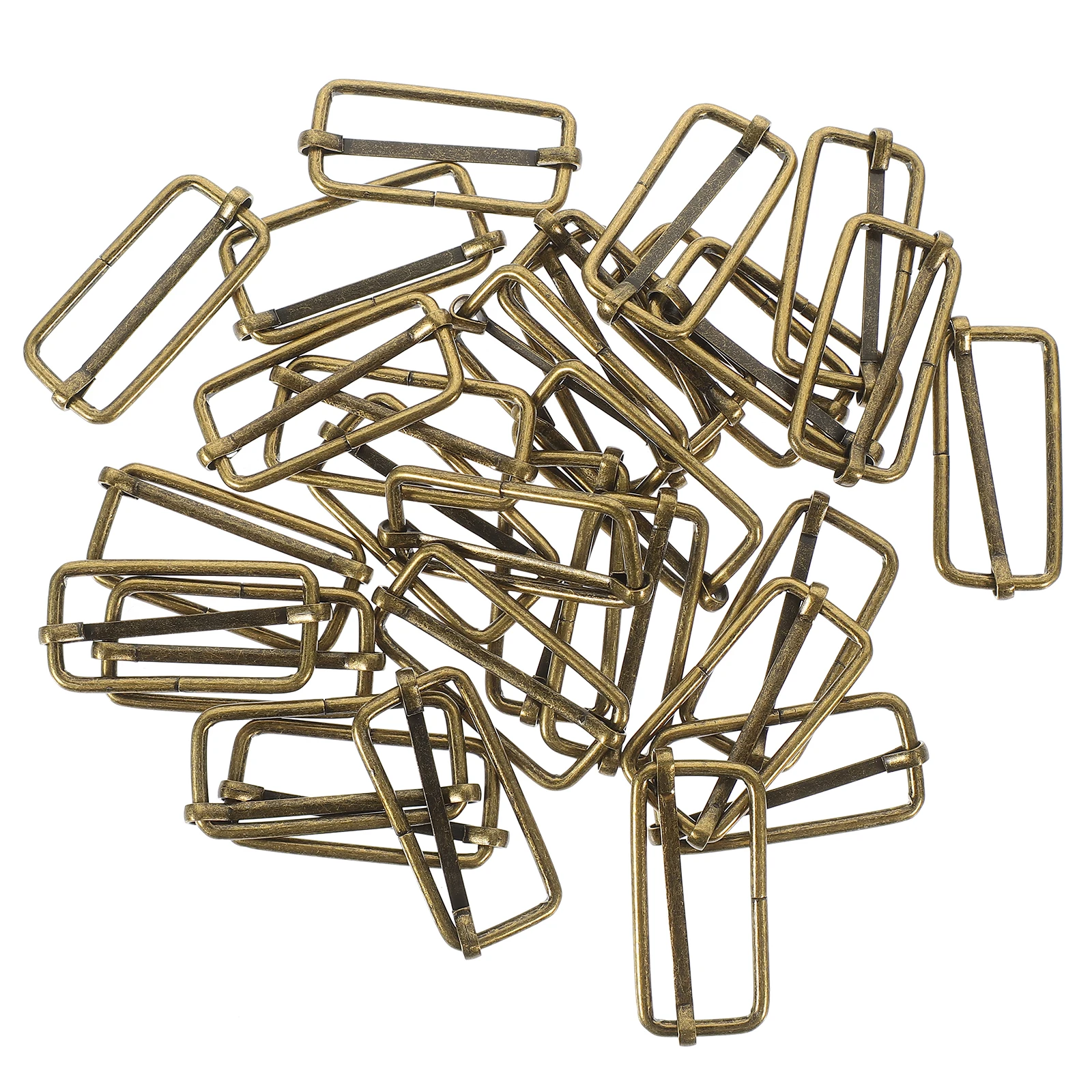 

Qinggu Roller Pin Buckles Needle Square Metal Strap Adjusters Sturdy Handbag Backpack Suitcase Accessories