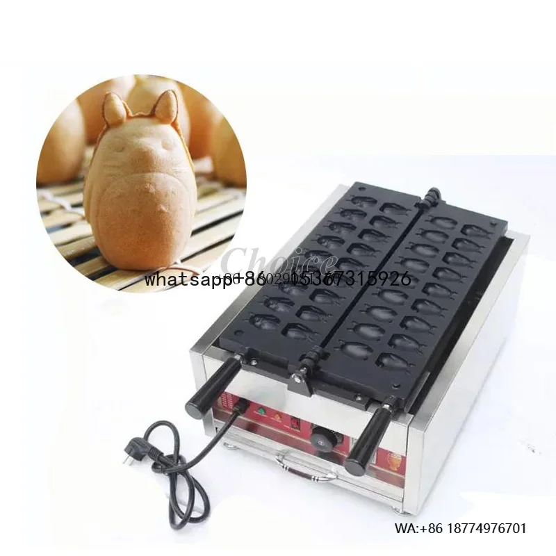 

Plate Waffle Maker Commercial Snack Cake Machine Totoro Shaped Waffle Machine 110V 220V Custom