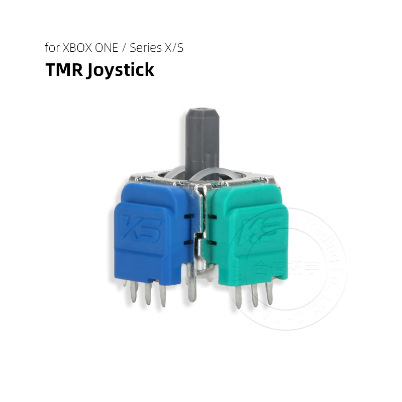 HOTHINK 2pcs TMR Electromagnetic Induction Joystick Left Right 3D Thumb Stick for PS5 PS4 XBOX ONE Series X/S Elite Controller