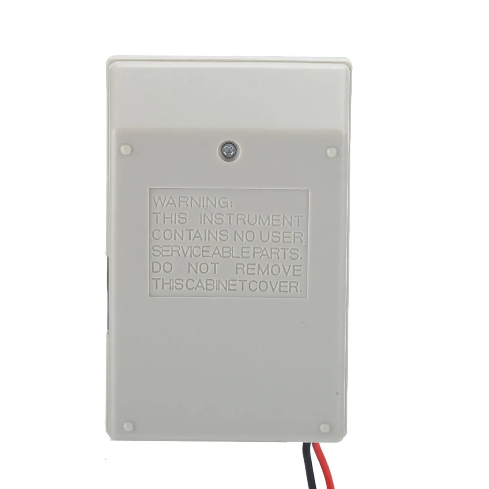 ساعة بلاستيكية بتصميم محمول، جهاز اختبار بطارية، أداة إصلاح ساعة محمولة بيضاء، جهاز قياس الجهد الكهربائي، صانعي الساعات