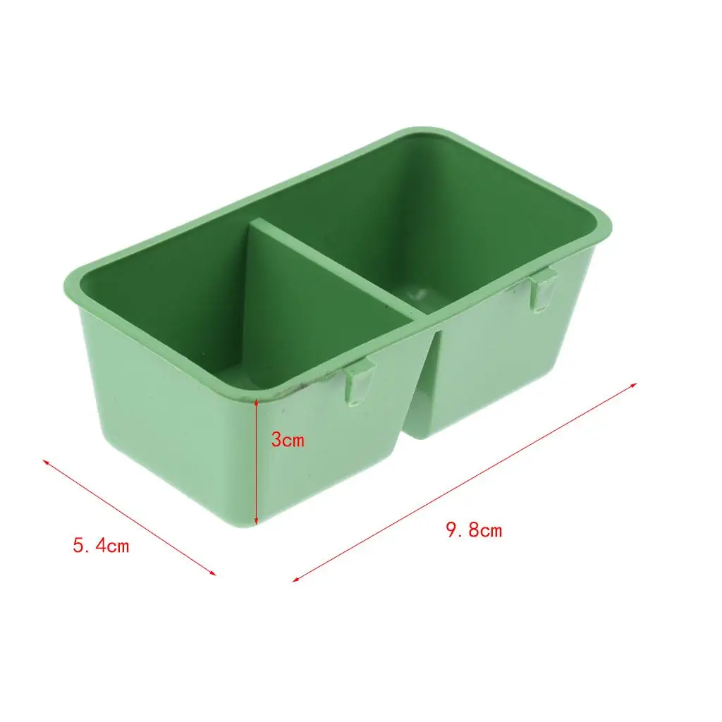 Bebedero plástico para loros y aves pequeñas – Jaula - imagen 3
