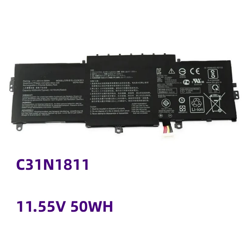 11.55V 50WH C31N1811 Laptop Battery For ASUS 0B200-03080000 BX433FN UX433FN-2S For ZenBook 14 UX433F UX433FA-A5046R