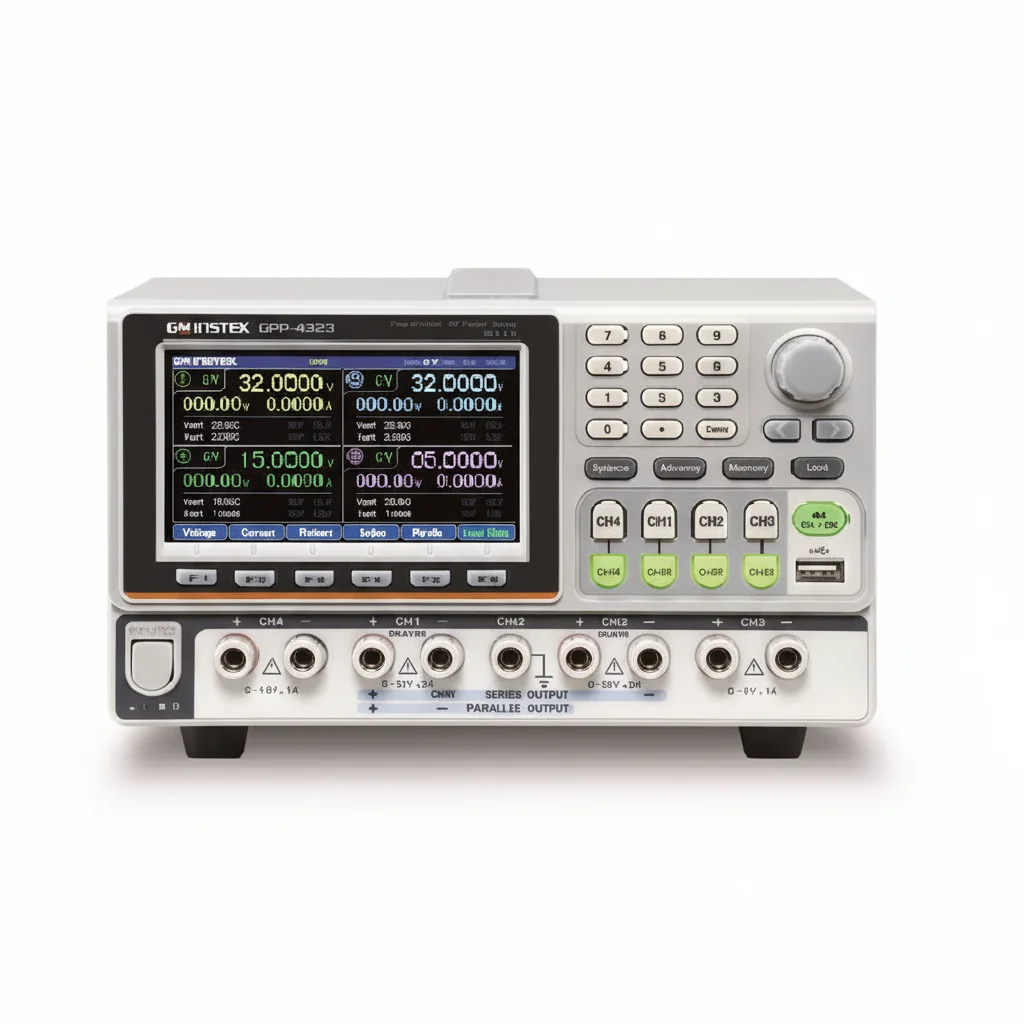 GWINSTEK Digital Regulated DC Power Supply GPP-4323 Dual/Triple Output 110V-240V Input 0-60V Output CE Certified 3-Year Warranty