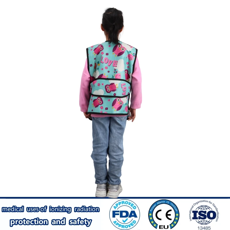 X-ray gamma ray protective 0.5mmpb children long lead vest radiology department radiological protection child lead vest coat