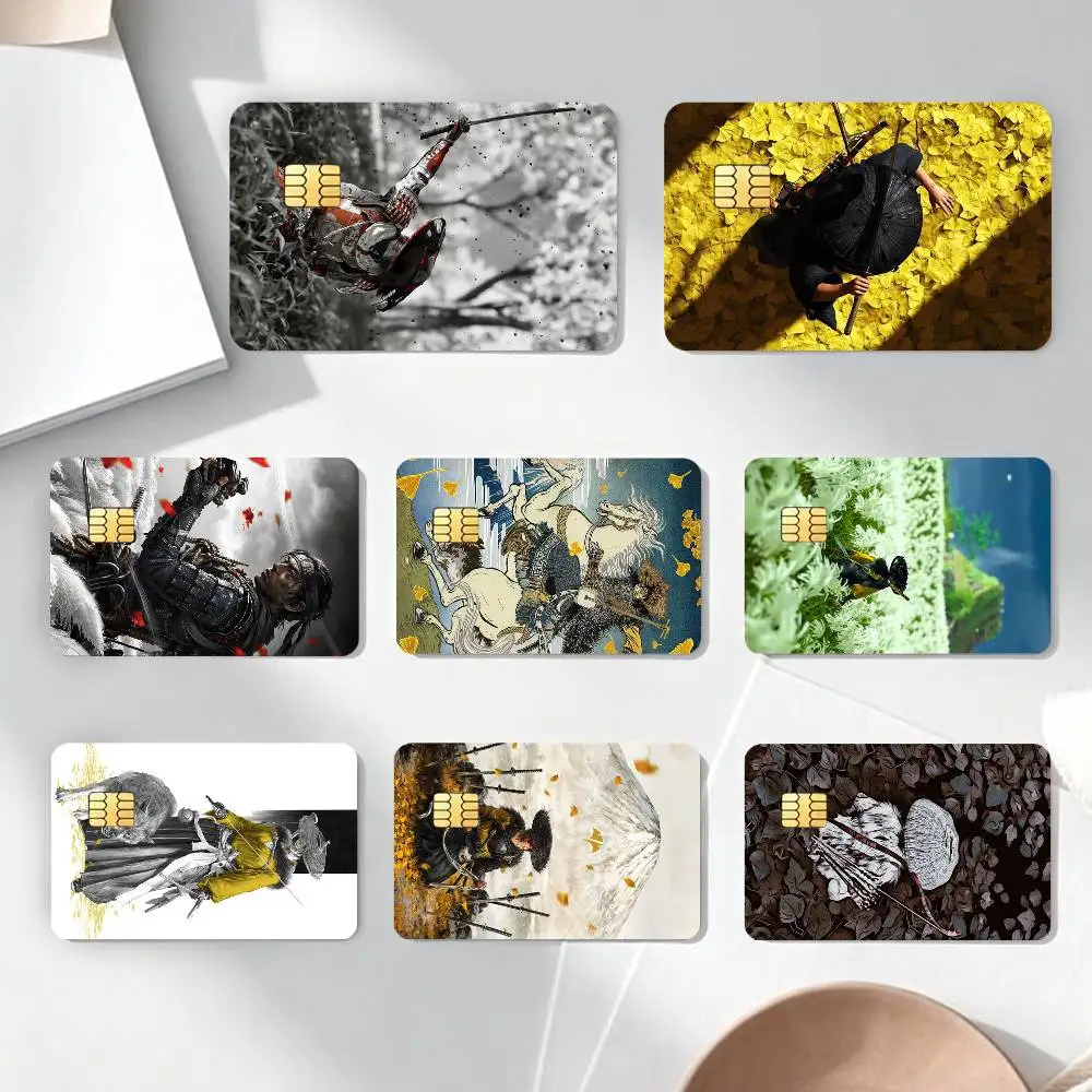 

Game G-Ghost Of Y-Yotei-S Credit Card HD Stickers Game Card Decal Card Matte Film Skin Small Chip Waterproof Sticker