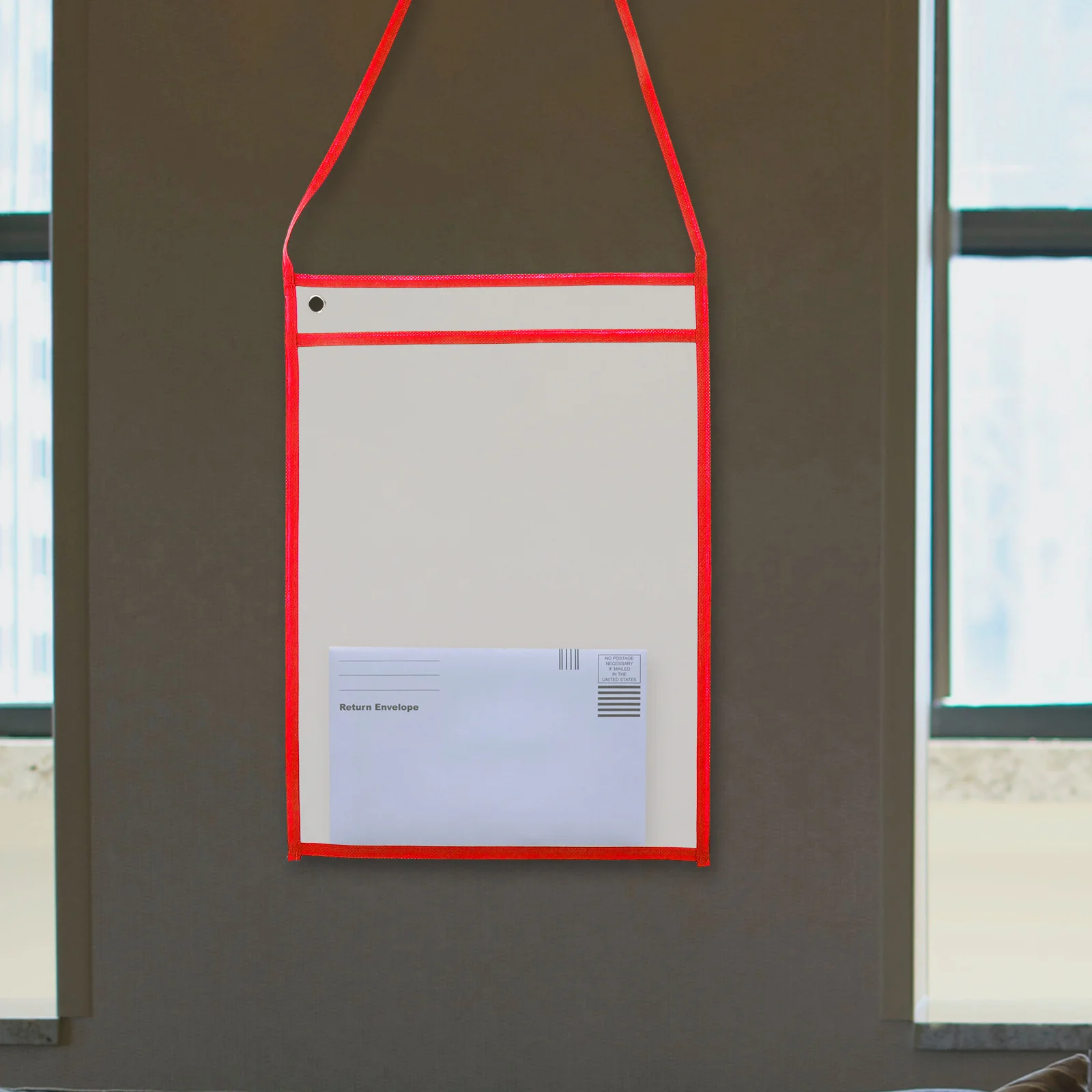 

10Pcs Transparent Document Organizer File Pockets Multipurpose Dry Erase Sleeves for Office Home School Document Holders File