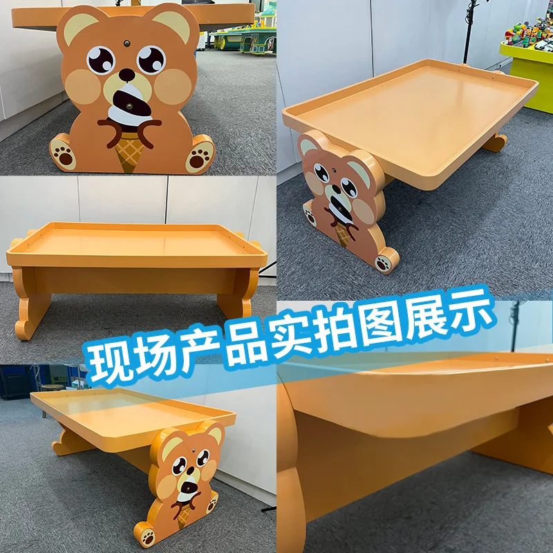 

Children's playground toy building block table, handmade table storage multi-functional children's toy table customizable