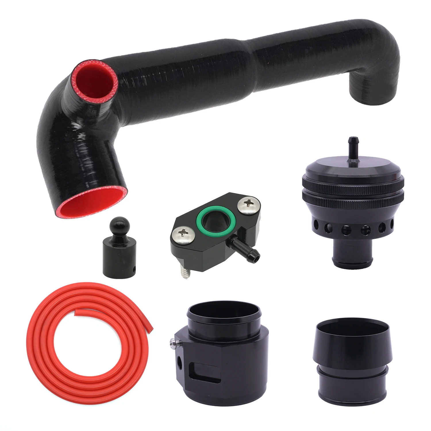 

SXLL EA211 Engine Car Turbo Charge Hose Pipe Kit BOV for A3 A1 Q2 Q3 VW Golf MK7 1.4 1.2 TSI Leon Ibiza Octavia Jetta Sciro