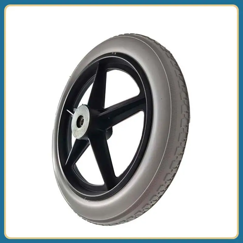 High Quality 14x1.75 Solid Tire with Hub for 14 Inch Wheelchair Rear Medical Accessories
