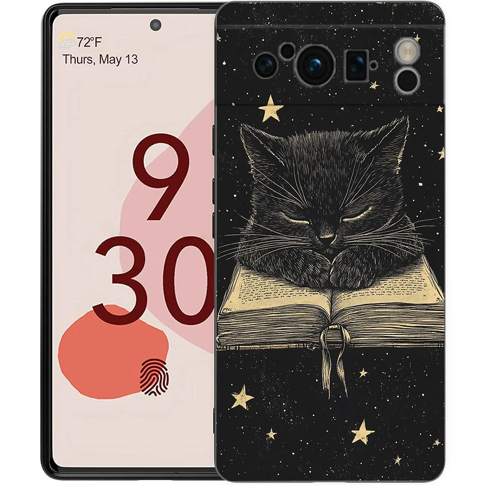 Phone Case Cover for Google Pixel 9 8 7 6 9A 8A 7A 6A Pro 10 9 Pro XL Soft TPU Shockproof Shell Capas Cartoon Art Fundas Coque