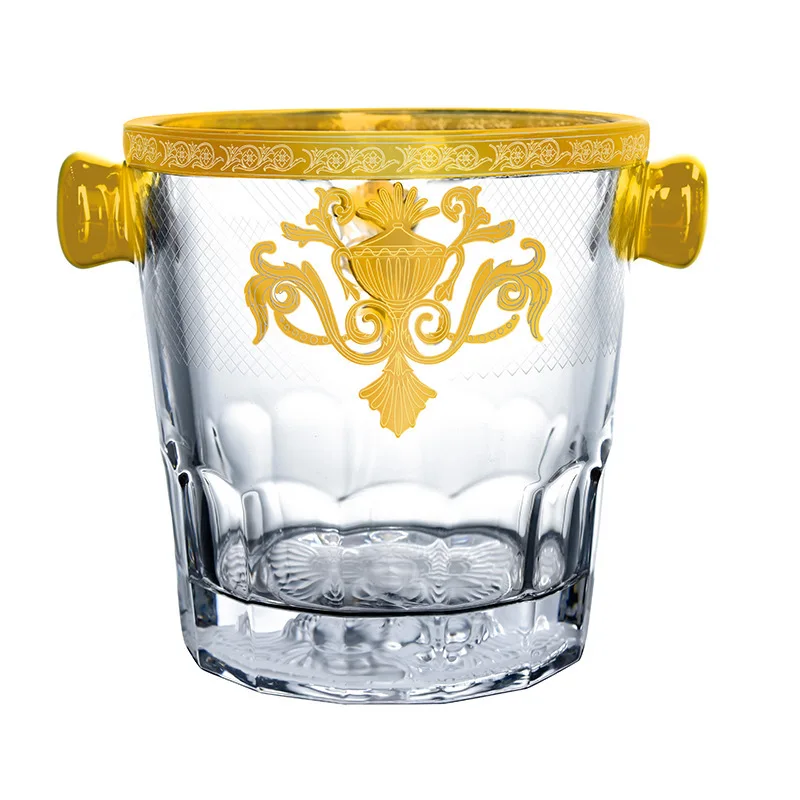 

Nordic light luxury creative crystal glass champagne bucket bar KTV ice bucket