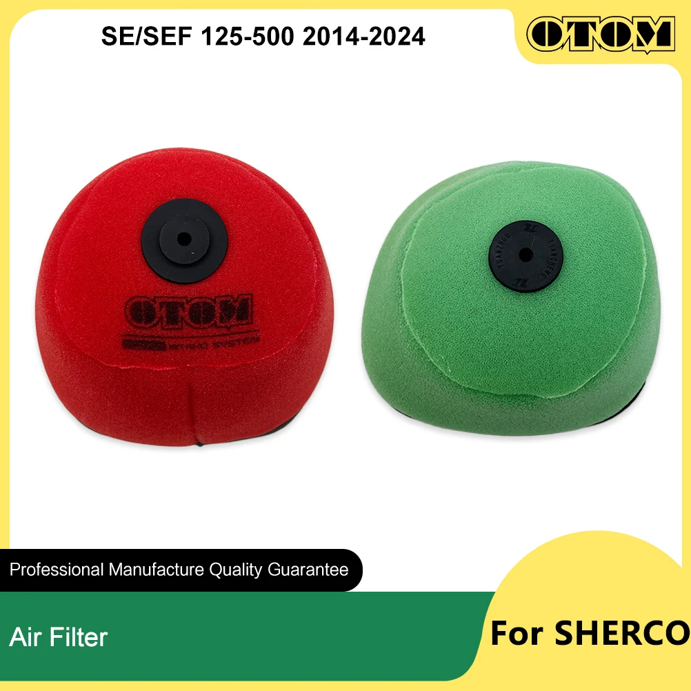 OTOM 2014-2024 Motorrad Luftfilter Reiniger Schaum Schwamm Schicht Filter Mit Halterung Für SHERCO SE SEF 125 250 300 350 450 500
