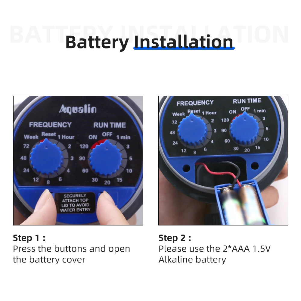 Garden Watering Timer Ball Valve / Solenoid Irrigation Controller Home Garden Automatic Watering Electronic Valve