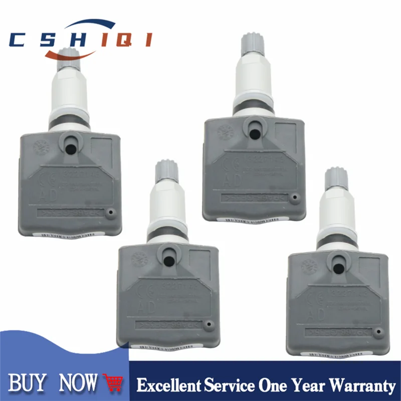 

13227143 1/4PCS TPMS Tire Pressure Sensor 433MHZ For GMC Saab 9-3 9-5 Chevrolet Volt Lotus Exige New