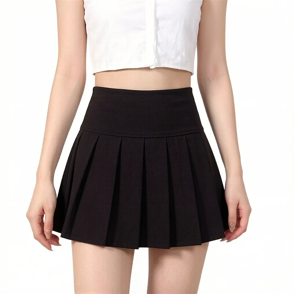 

Mini Skirts Y2k Clothes Kawaii Pleated Skirt for Women Summer 2026 Fashion Black Preppy Style Skirts Uniform Harajuku