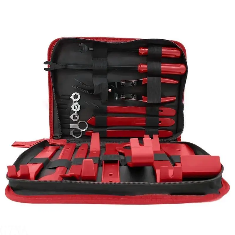 G7NA Trim Removal Tool mit Lagerung Tasche Auto Clip Zangen Verschluss Entferner Panel Removal Tool Auto Hebeln werkzeug – Detail 6