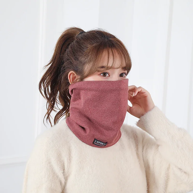 

Новый зимний уличный ветрозащитный бафф-маска для лица и шеи, утолщенный многофункциональный лыжный шарф-воротник для женщин