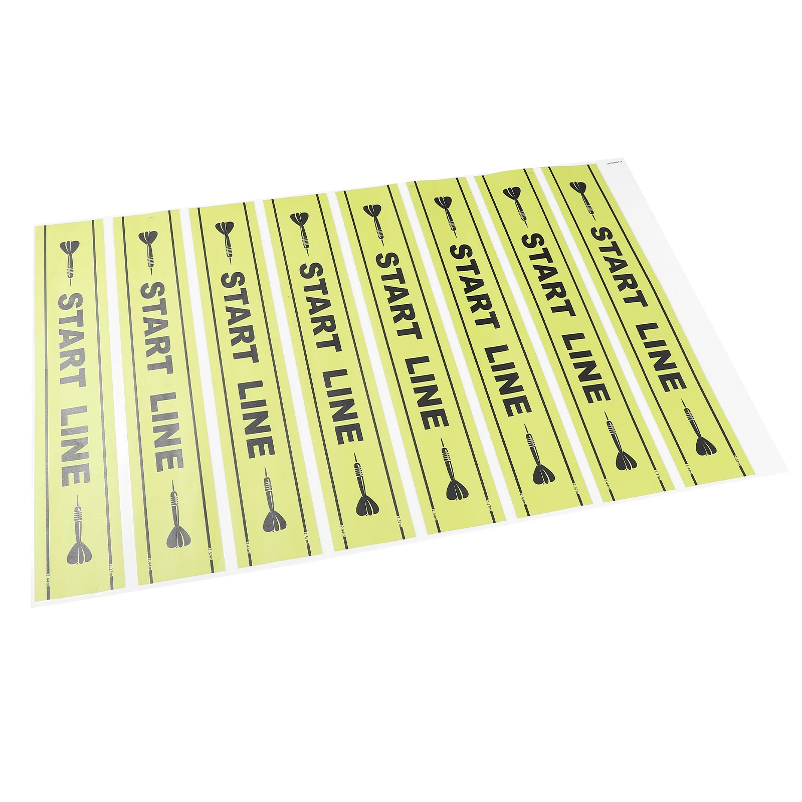 Throwing Line Gaming Stuff Notice Marker Floor Ground Game Wall Sticker for Pvc