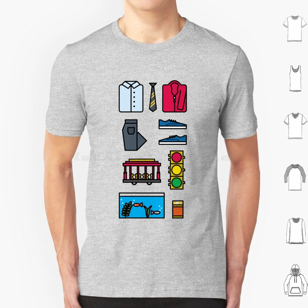 Neighbor Starter Pack T Shirt Big Size 100% Cotton Mr Rogers Rogers Mr Rogers Neighborhood Neighborhood Fishtank Trolley