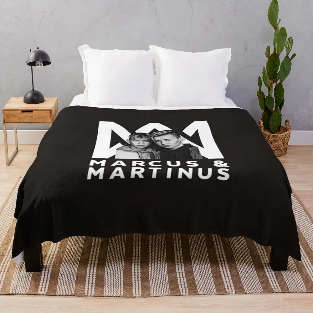 

Marcus Martinus logo Throw Blanket Elegant Warm Throw Blanket for Hotel Home