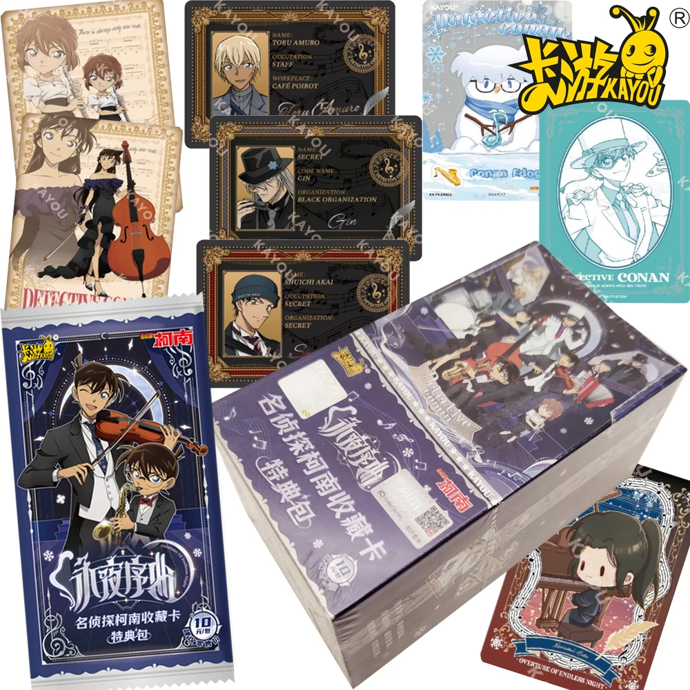 

Коллекционные карточки KAYOU Детектив Конан: Изысканные карточки с персонажами классического японского аниме, подарки для любителей аниме, любимые друзьями.