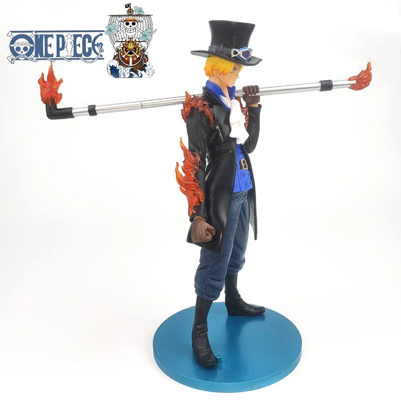 One Piece Figure  Grandista Sabo with Rifle Pose Blind Box, Cute Anime Collectible Toy & Desk Decor Gift