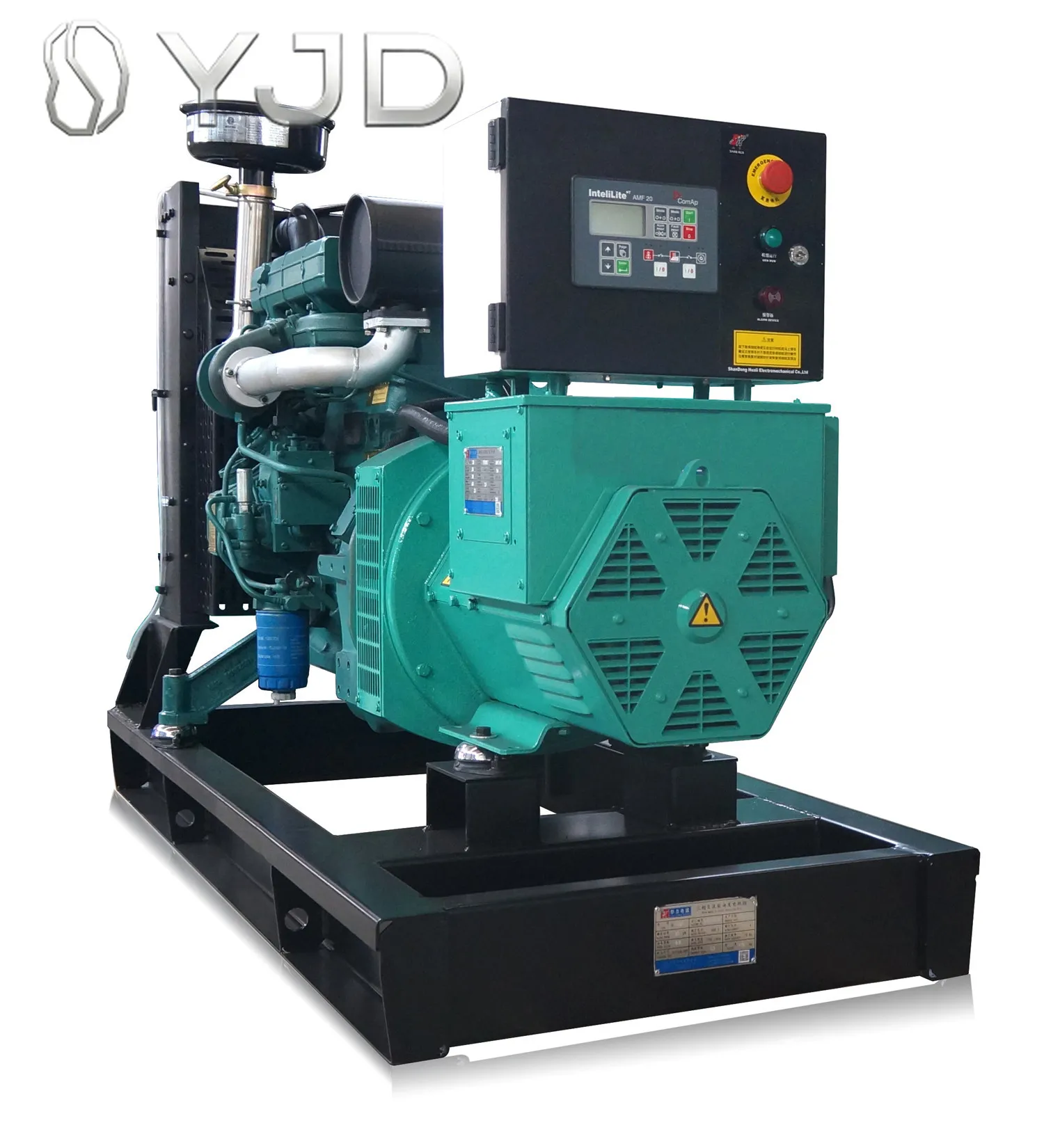 DYJD KC300KW Electric Biogas Generator for Power Plant 10-200KW 60% Efficiency Water Cooled Electric Start Auto Start System