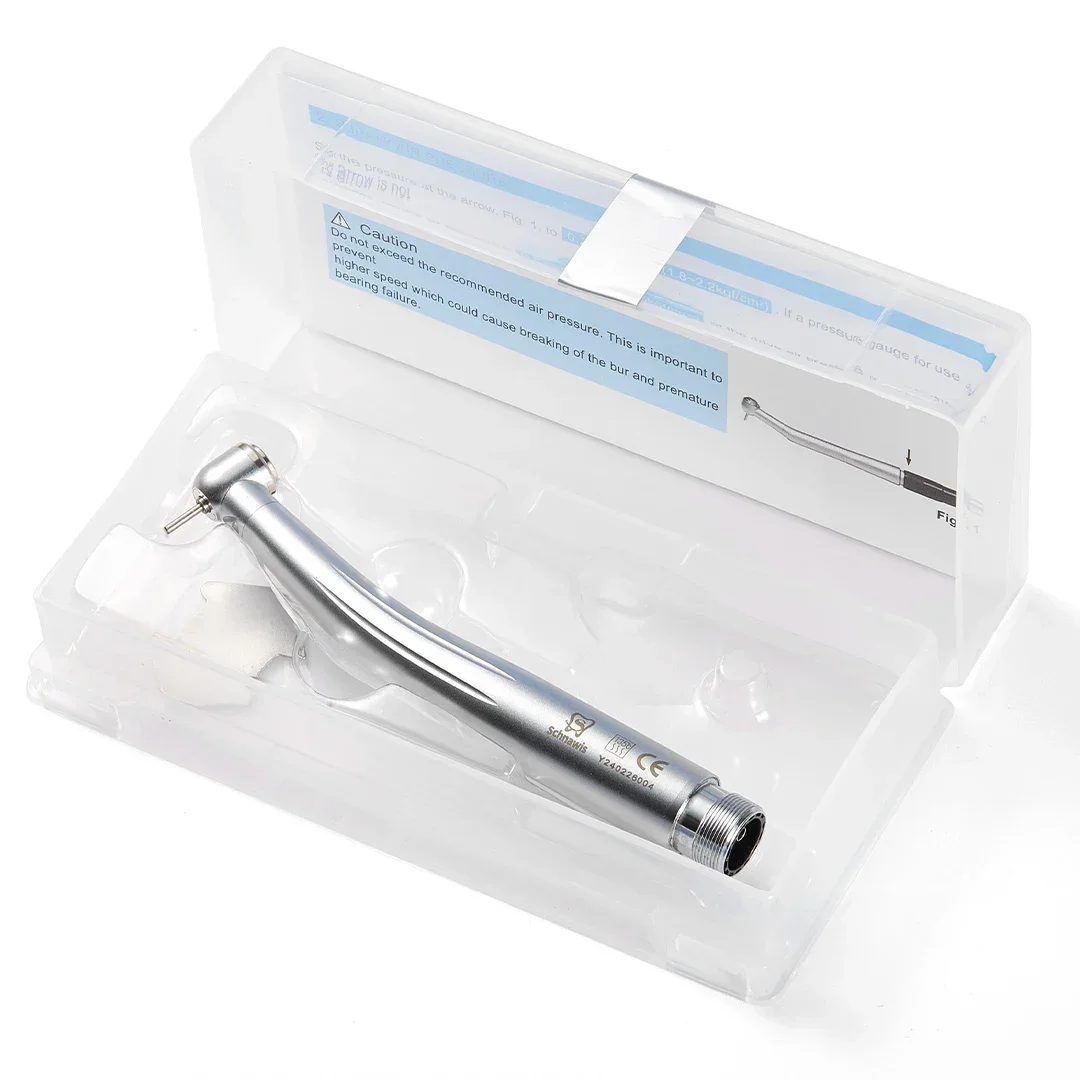 M600LG Handpiece with Light M4 Push Button High Speed Handpiece Air Turbine 2/4 Hole Dentist Tool