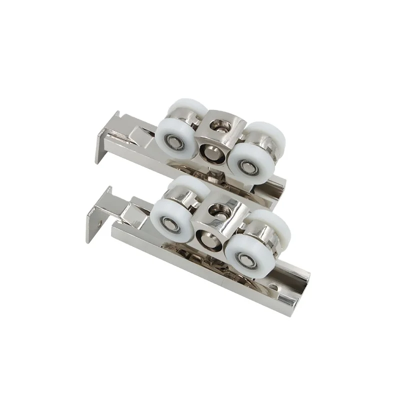 STLF  TM027 2025 New 4-wheels Stainless Steel Modern Hanging Sliding Door Roller Series for Kitchen Wooden Doors