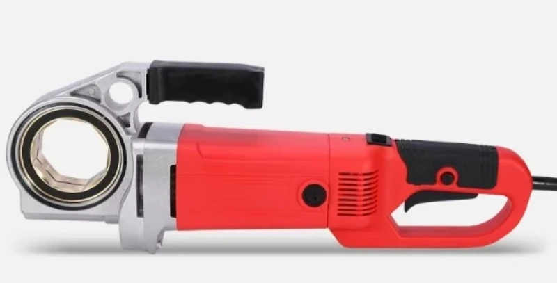 2300W Electric Hand-Held Pipe Threading Machine Portable Hinged Plate Galvanized Pipe Threading Tool  1pcs
