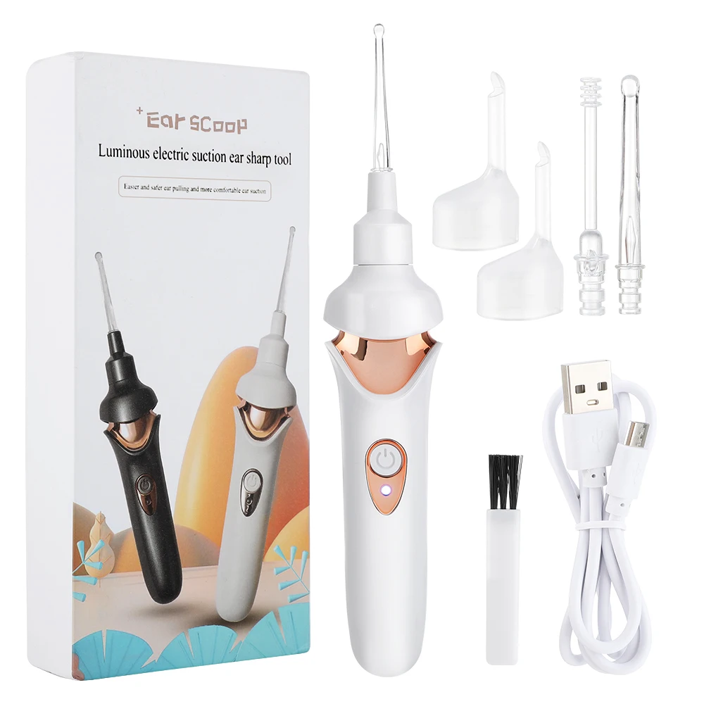 Electric Led Ear Wax Remover Tool With Light For Adults And Kids_voghion.com