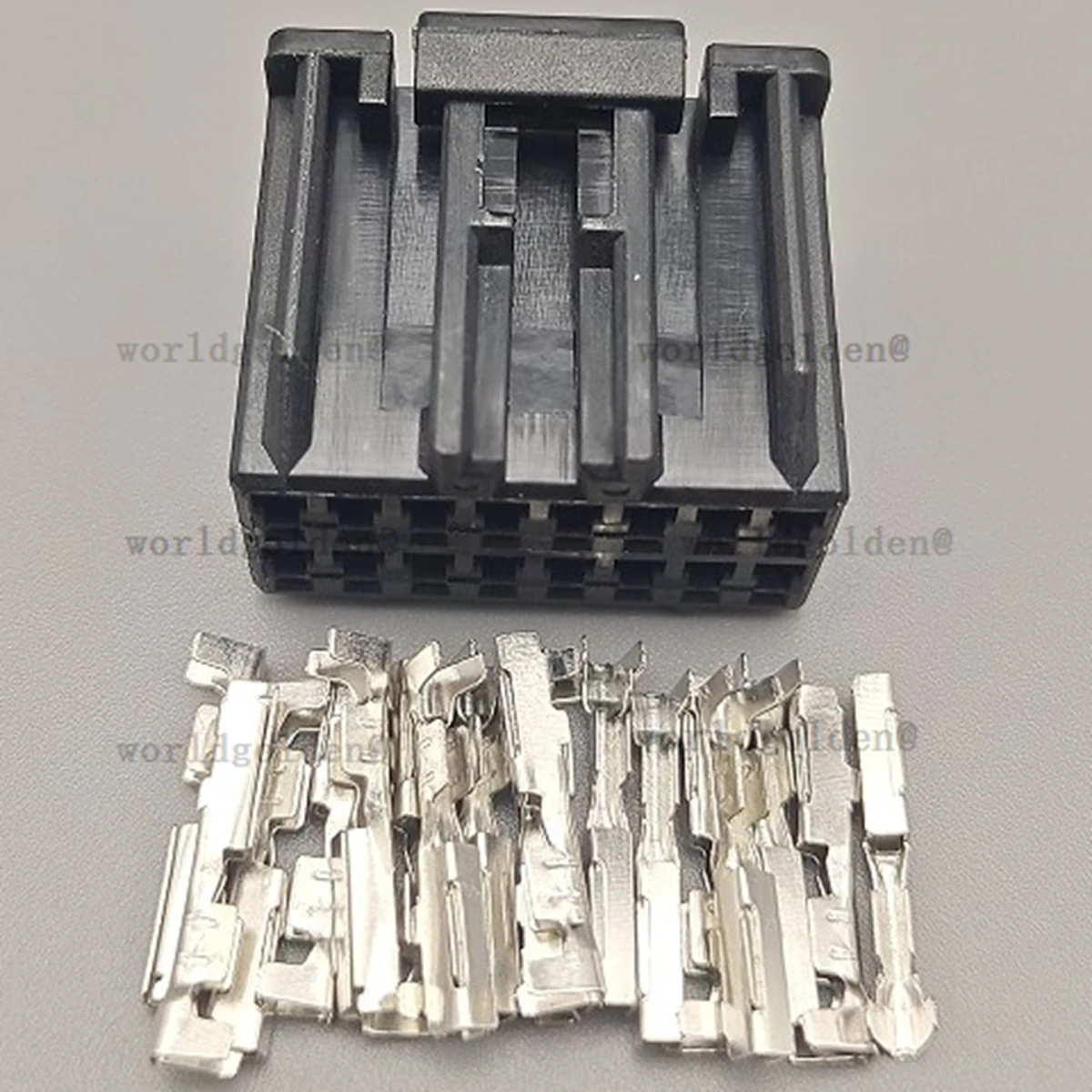 917981‑6 16 Pin Car Radio Amplifier CD Player Wiring Harness Connector, 16P Female Auto Audio Plug Housing With Terminals