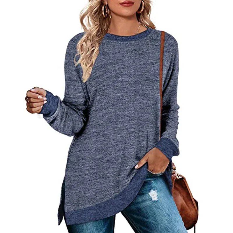 Women Long Sleeve Light Weight Sweater Shirt Tops