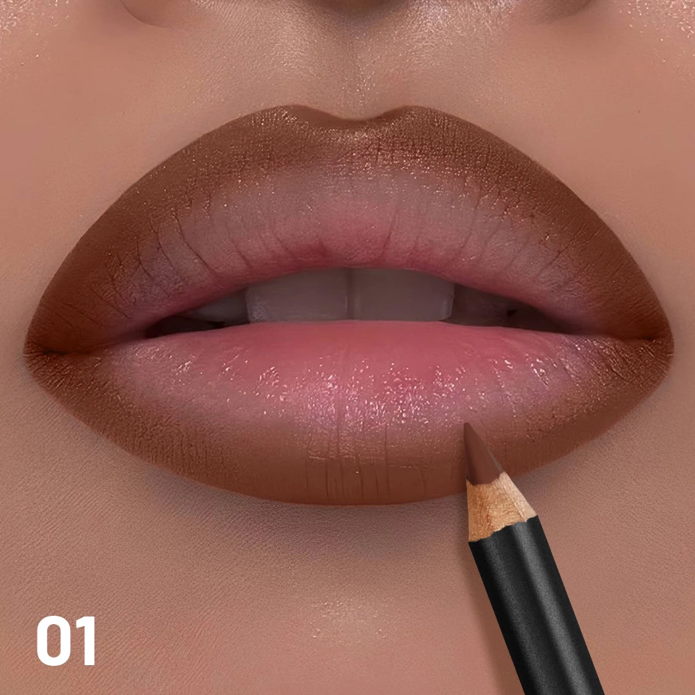 Matita labbra opaca di lusso: applicazione liscia e duratura Tonalità versatili per un contorno perfetto e riempire tutti i tipi di pelle