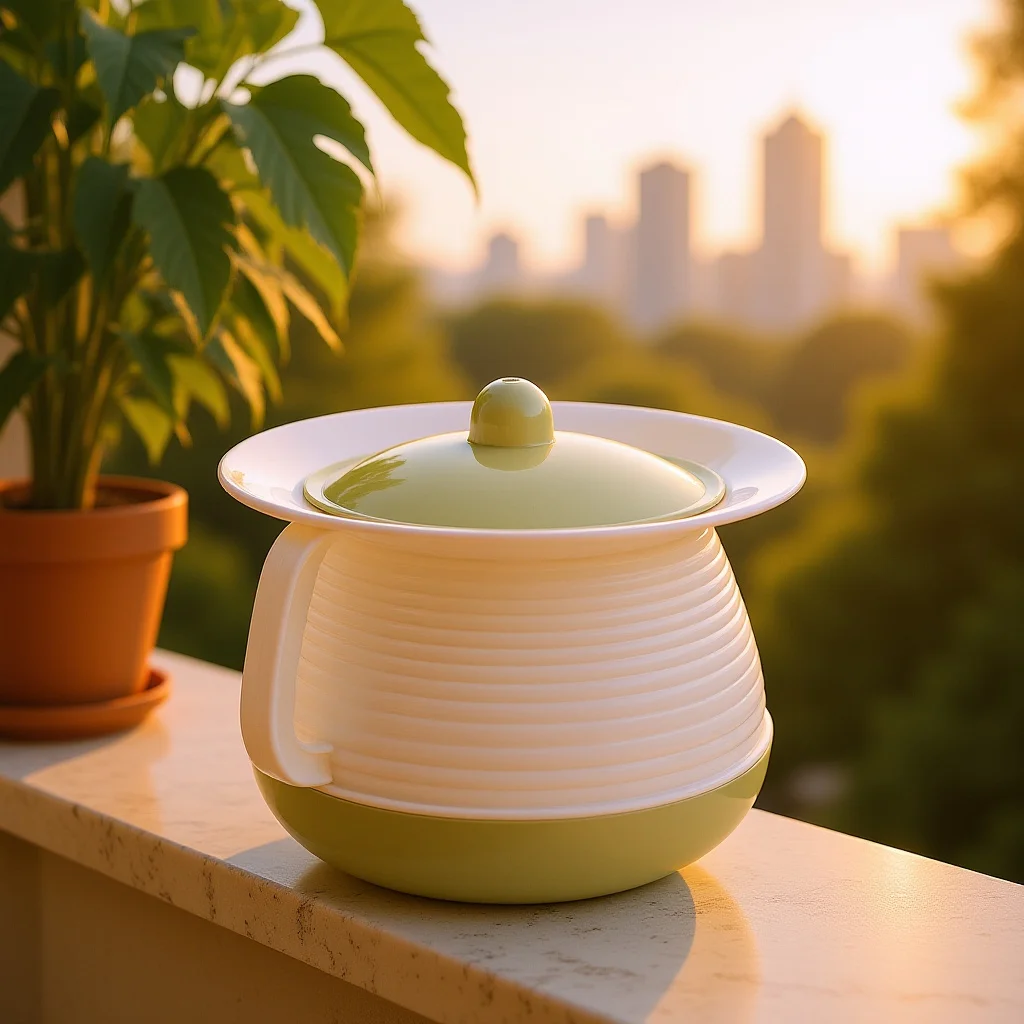 

1Pcs Portable Thickened Adult Spittoon Chamber Pot with Lid Durable Non-Slip Urine Storage Pot Household Bedpan