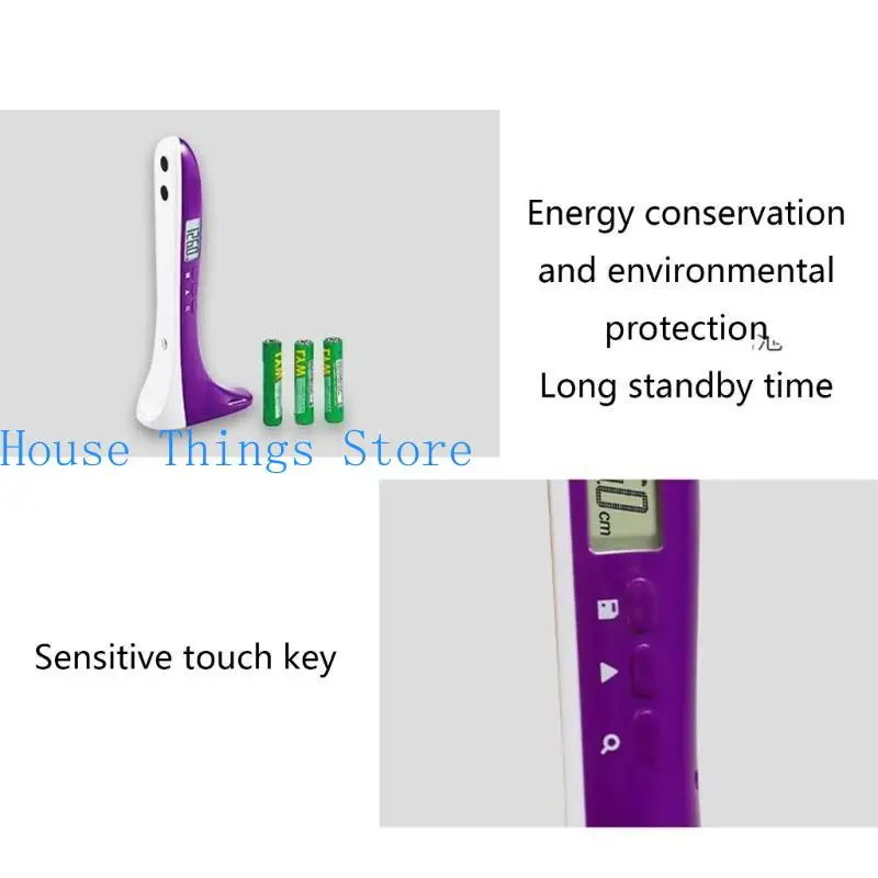 

652F Ultrasonic Stadiometer Height Measuring Device For Kids Adults Rule Monitor Machine Height Measuring Instrument