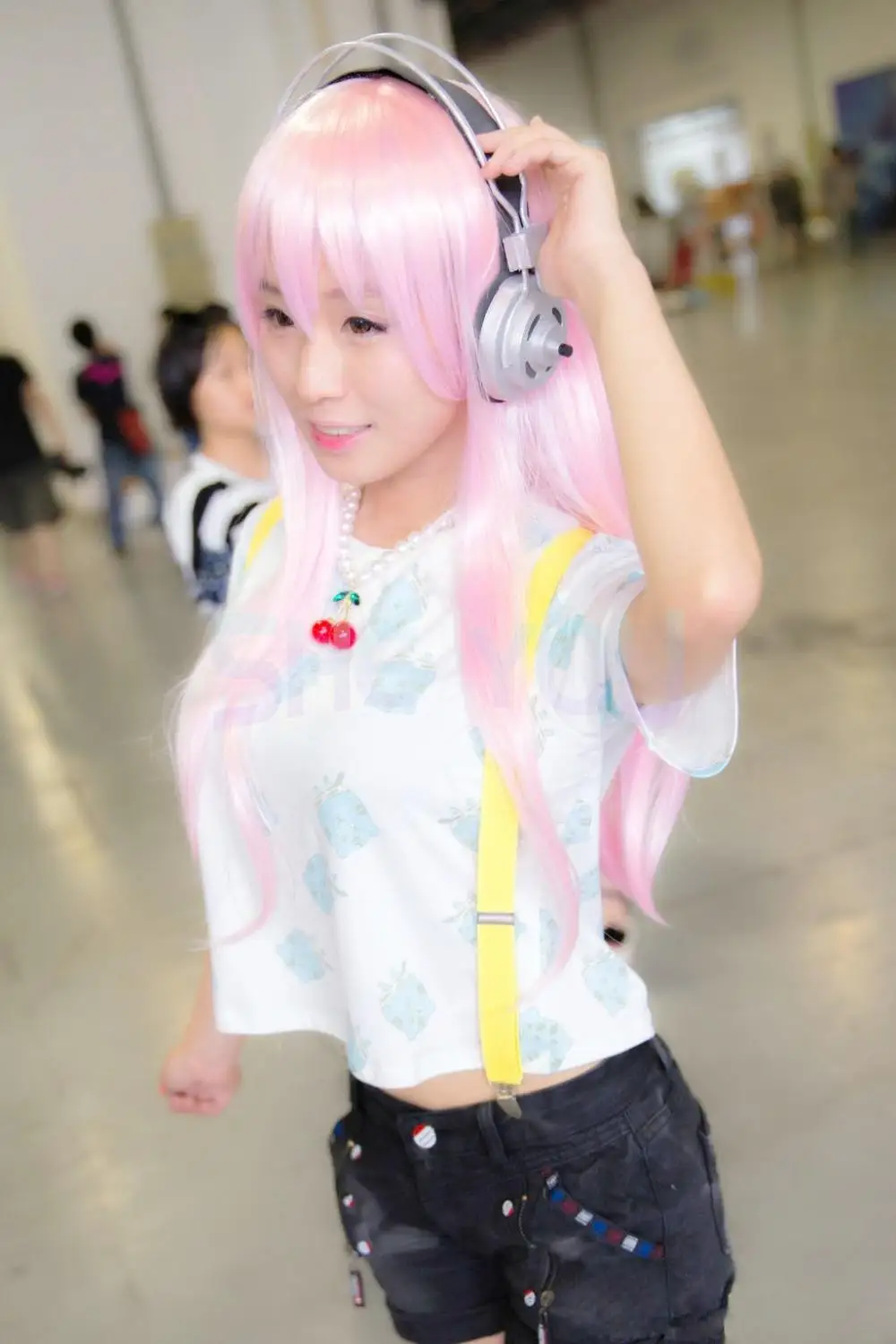 Anime Super Sonico Headset Supersonico Cosplay Costume Props EVA PVC Earphone Cosplay Accessories Toy Earpiece