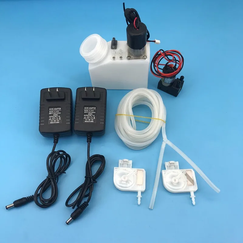 250ml Ink Tank White Ink Recycle System Motor Filter Connector Tube Damper L1800 Printer Modify Machine Tank with Stirrer