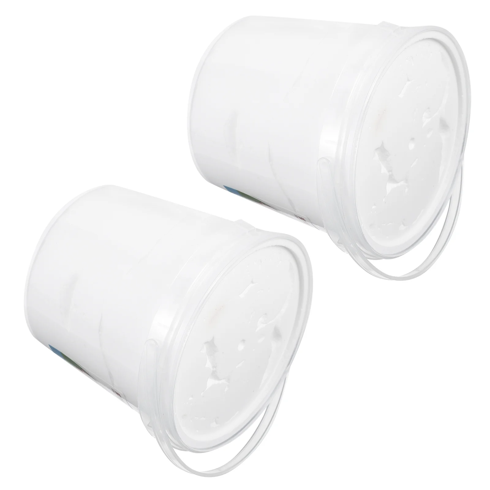 2 pezzi di argilla ultraleggera fai da te in resina di colore puro sicura per bambini giocattolo educativo modellazione di plastilina luminosa non indurente