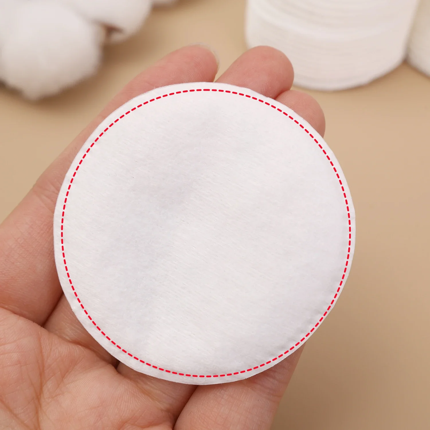 Einweg doppelseitige kosmetische Wattepads weiche atmungsaktive runde tägliche Gesichtsreinigung Make-up Nagellack entfernen Pads Werkzeuge