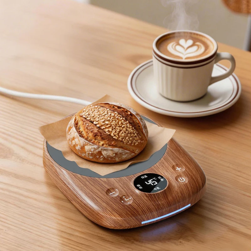 40w電気カップヒーター、コーヒーマグカップマットウォーマー、家庭用オフィス用ミルクティーコーヒーヒーター、110v-220v対応