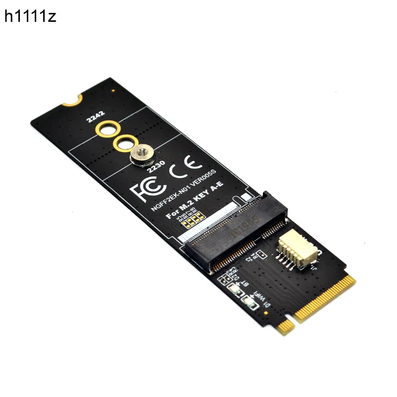 M.2 KEY-M to KEY A-E/E Adapter Riser Card for M.2 NGFF PCIE Protocol Wireless Network Card Module Support 2230 2242 Size M2 Card