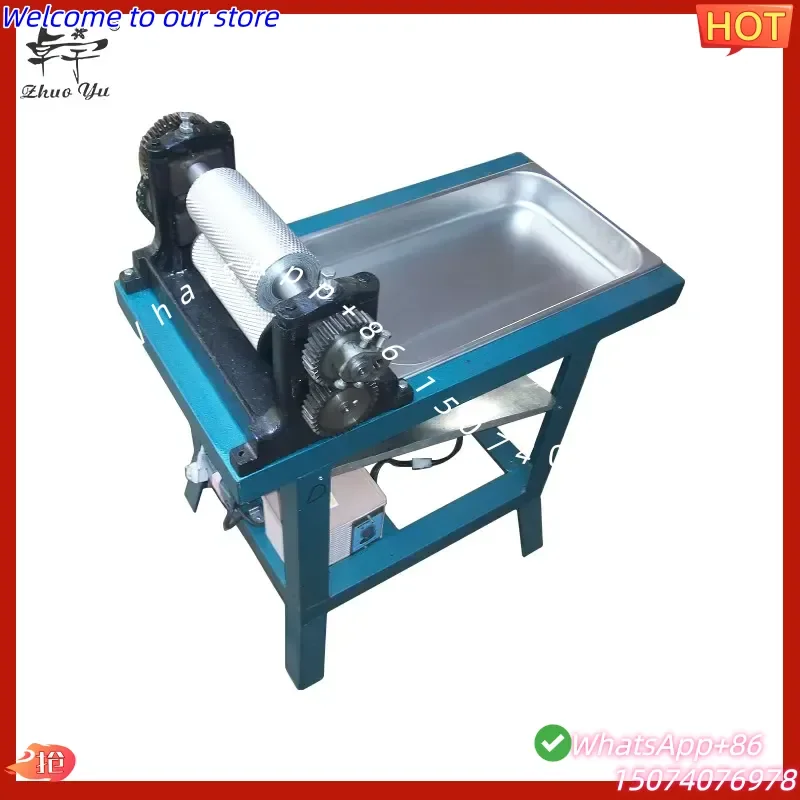 2026 New Bee Wax Foundation Rolling Machine Manual and Electric for Automatic Comb Sheet Production