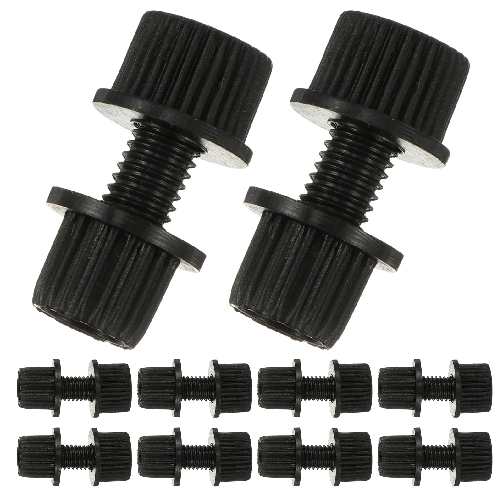 

16pcs Motorcycle License Plate Screws Nylon Bolts For Plate Fastening Security Weatherproof Durable Easy Install Compatible With
