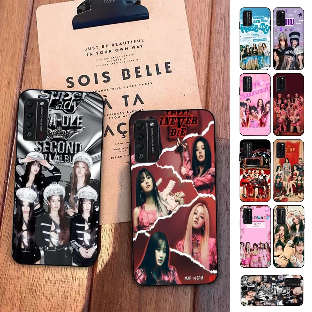 KPOP G-(G)I-DLE G-gidle Phone Case For Huawei Honor 10 Lite 9 20 7A 9X 30 50 60 70 Pro Plus Soft Silicone Cover