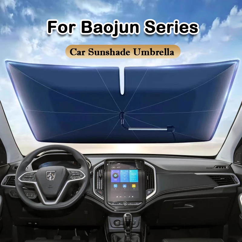 

Car Front Windshield Sunshades umbrella Sun Shade Heat Insulation Sun Protection Accessorie For Baojun 510 530 RC-5 RS-3 Valli