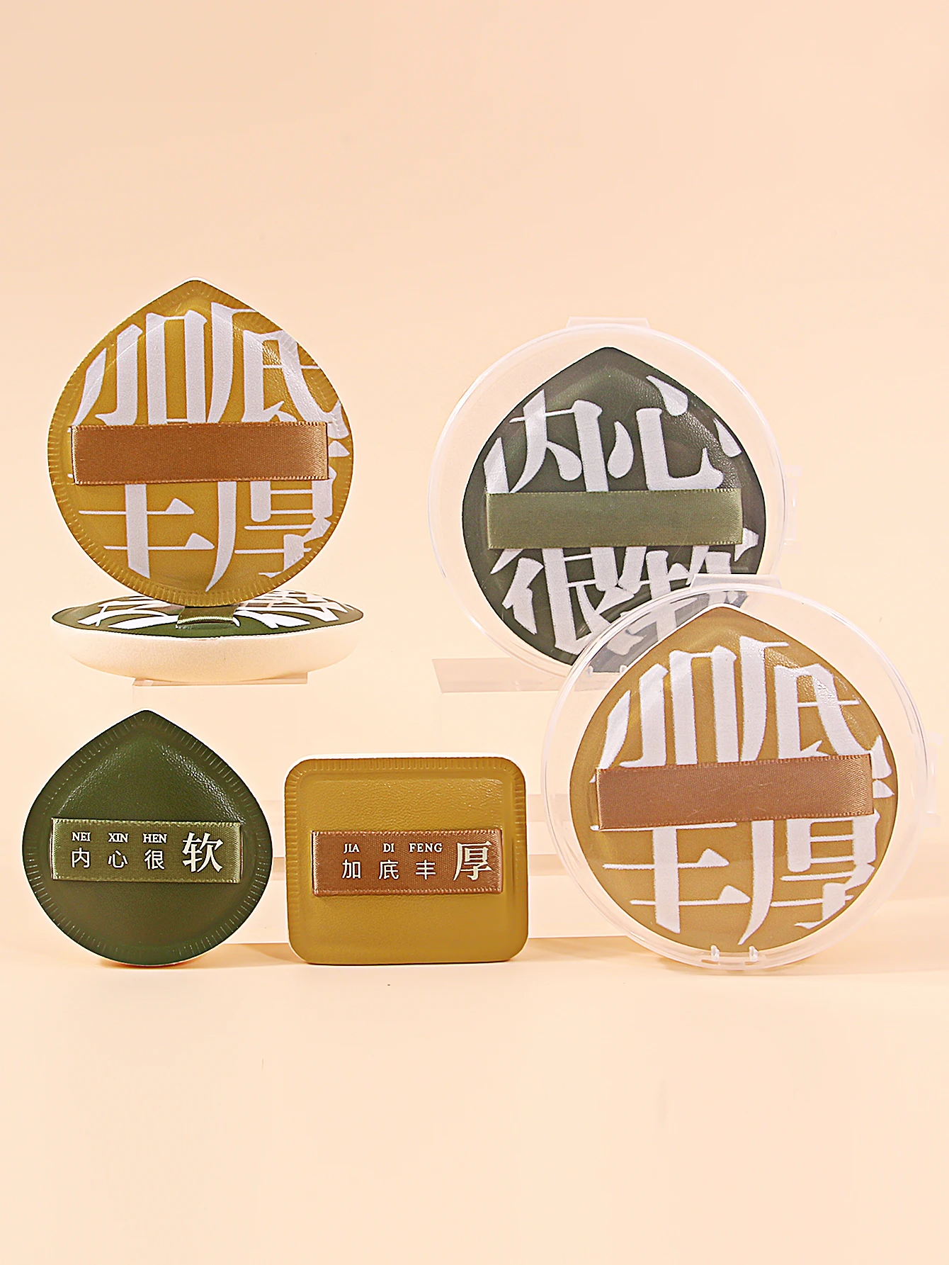 1 قطعة-سوبر سميكة مستحضرات التجميل نفخة كبيرة الحجم المخفي إسفنجة أساس وسائد الرطب الجاف استخدام الوجه الجمال ماكياج نفث أدوات